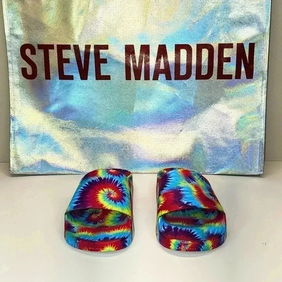Steve madden sofi multi colored tie dye slip on small medium - Picture 1 of 6